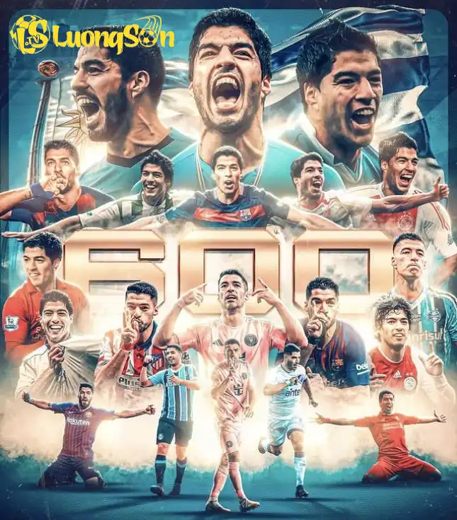 Suarez cán mốc 600 bàn thắng trong sự nghiệp